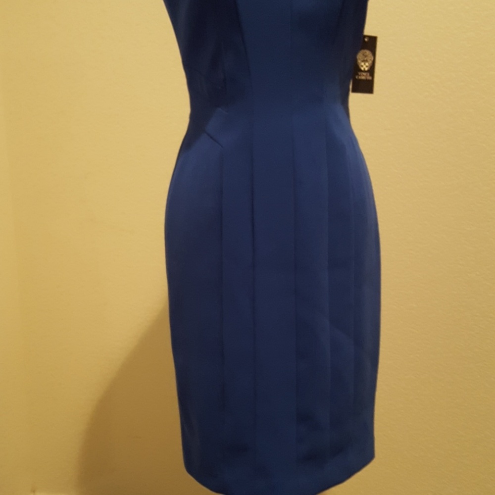 NWT Vince Camuto Cobalt Blue Dress 2 - Picture 3 of 7